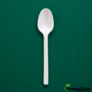 Compostable Mini Spoon – 110mm White
