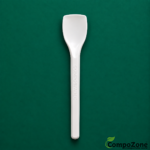 Compostable Mini Spatula – 90mm White
